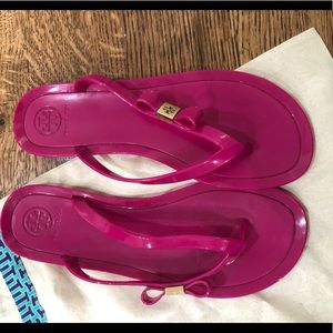 Tory Burch jelly flip flops